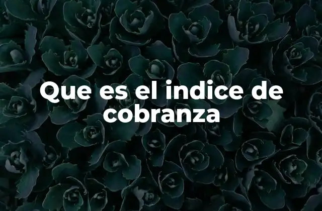 La importancia del índice de cobranza en la gestión empresarial