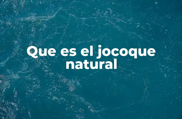 Que es el Jocoque Natural