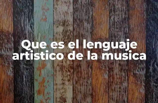 Cómo se construye el lenguaje musical