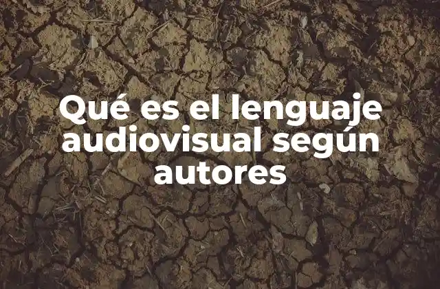 Qué es el Lenguaje Audiovisual según Autores