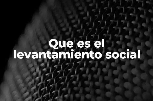 Movilizaciones colectivas como expresión de descontento social