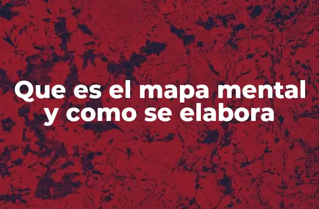 Que es el Mapa Mental y como Se Elabora