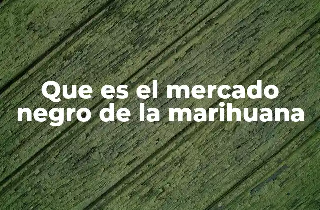 Las consecuencias sociales del tráfico ilegal de cannabis