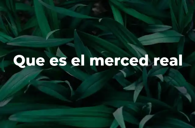 Que es el Merced Real