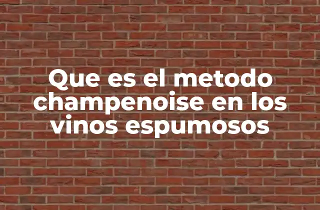 Que es el Metodo Champenoise en los Vinos Espumosos