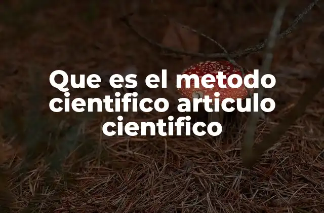 El proceso de investigación en ciencia: una guía paso a paso