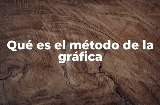 Qué es el Método de la Gráfica 2 Cómo funciona el método de la gráfica