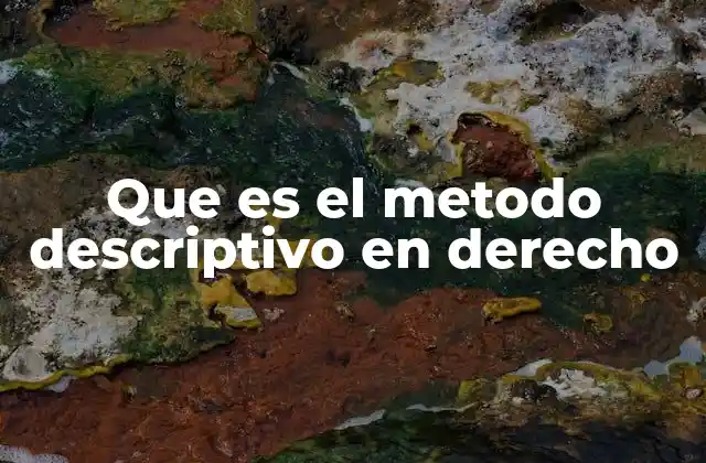 El análisis del derecho sin juicios de valor