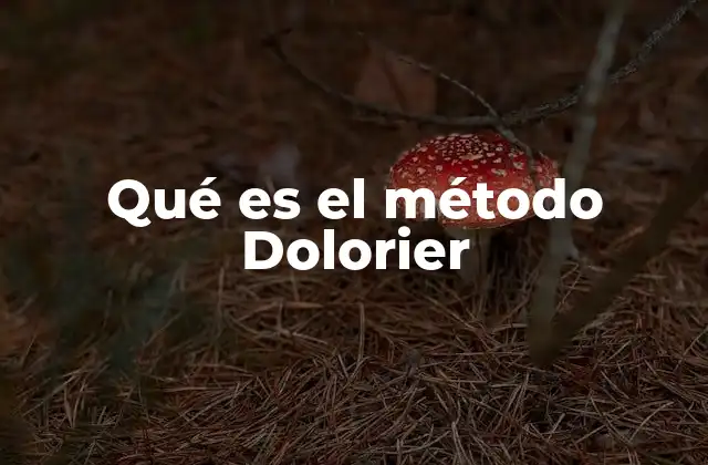 Qué es el Método Dolorier