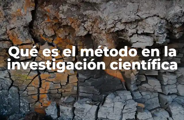 Qué es el Método en la Investigación Científica