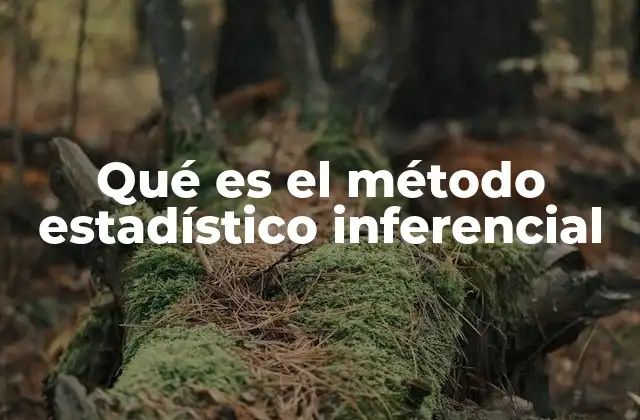 Qué es el Método Estadístico Inferencial