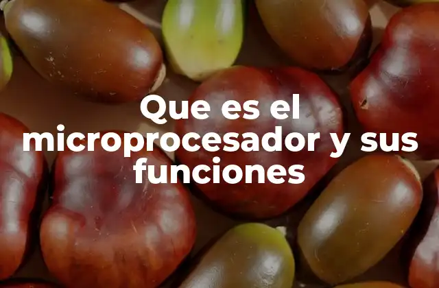Que es el Microprocesador y Sus Funciones 2 El rol del microprocesador en la arquitectura de un sistema informático