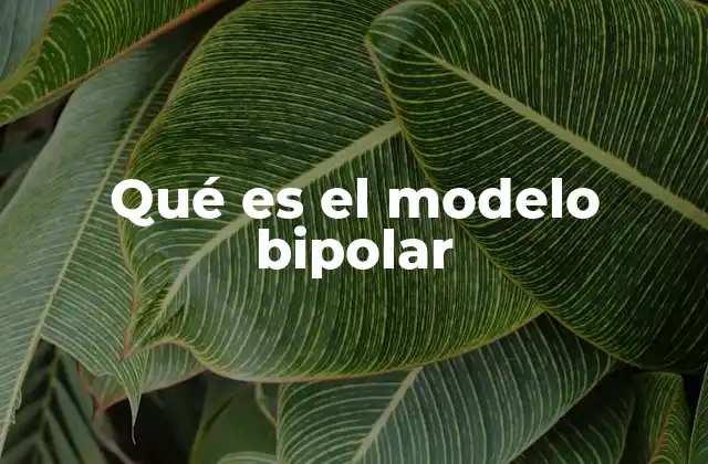 La estructura del trastorno bipolar según el DSM-5