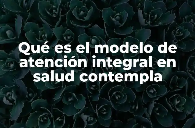 Qué es el Modelo de Atención Integral en Salud Contempla 2 La salud como un derecho y el rol del modelo integral