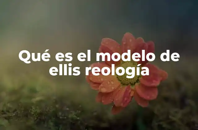 Características del modelo de Ellis