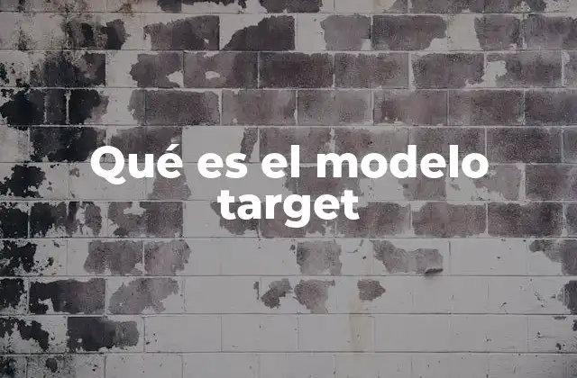 Qué es el Modelo Target
