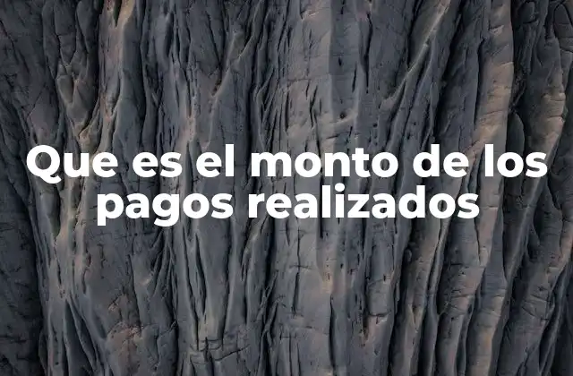 Cómo se calcula y registra el monto de un pago