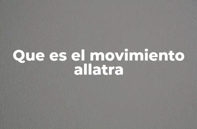 Que es el Movimiento Allatra