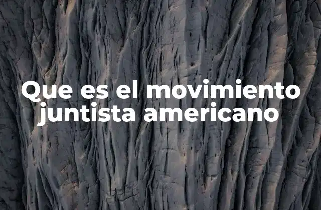 Que es el Movimiento Juntista Americano