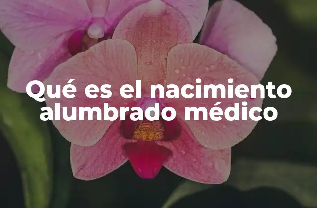 Qué es el Nacimiento Alumbrado Médico