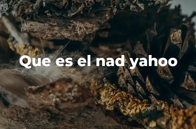 Que es el Nad Yahoo