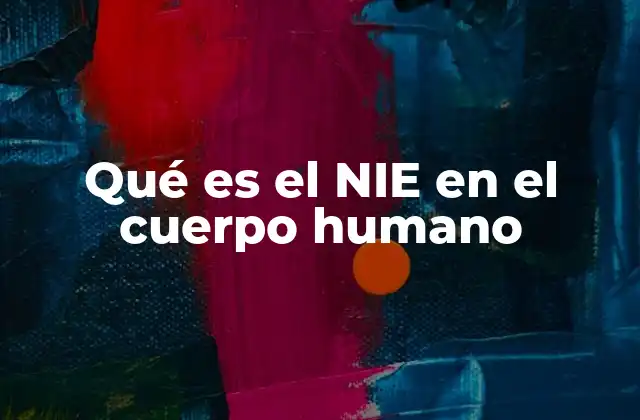 Qué es el Nie en el Cuerpo Humano