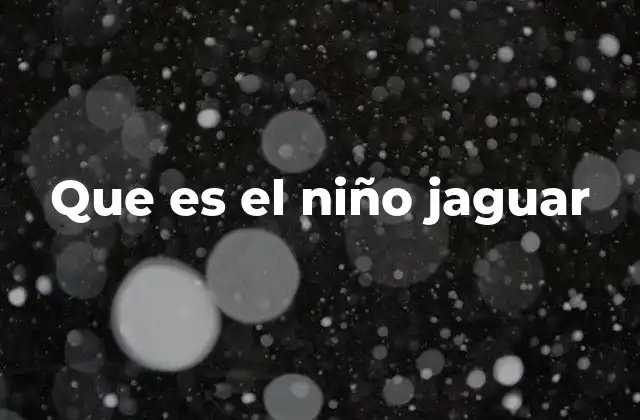El niño jaguar como símbolo cultural