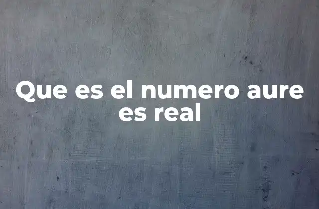 Que es el Numero Aure es Real 2 La presencia del número áureo en la naturaleza y el arte