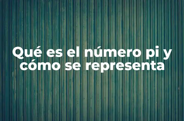 La importancia del número pi en la geometría y la ciencia