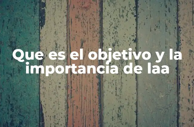 Que es el Objetivo y la Importancia de Laa 2 La importancia de tener metas claras en el desarrollo personal