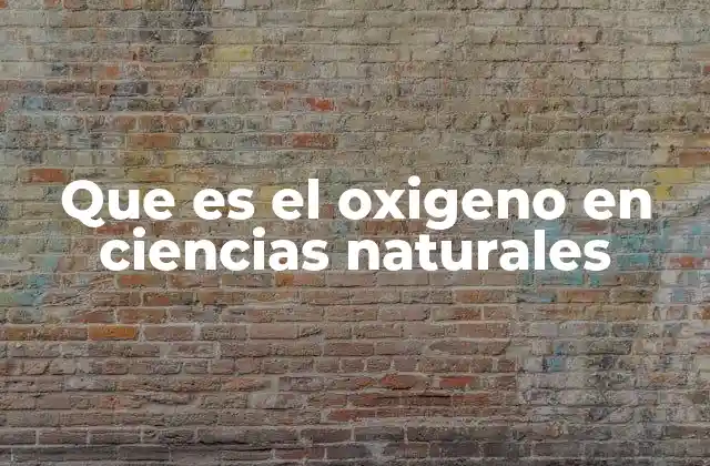 Que es el Oxigeno en Ciencias Naturales 2 El papel del oxígeno en los ecosistemas