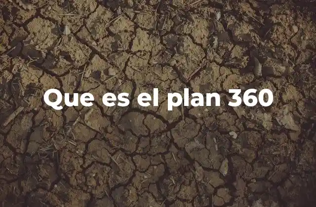 Que es el Plan 360 2 La visión integral detrás del plan 360