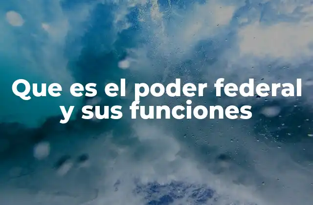 Que es el Poder Federal y Sus Funciones 2 El rol del poder federal en la gobernanza democrática