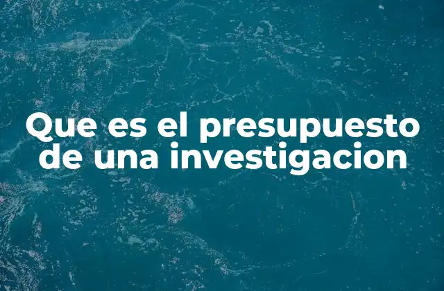 Que es el Presupuesto de una Investigacion 2 La importancia del plan financiero en la investigación