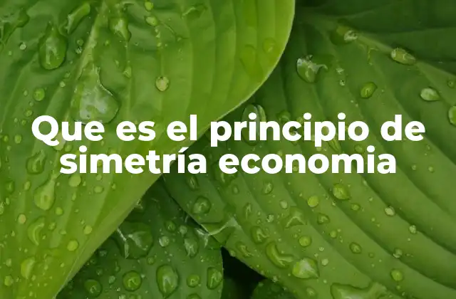 El equilibrio entre fuerzas económicas