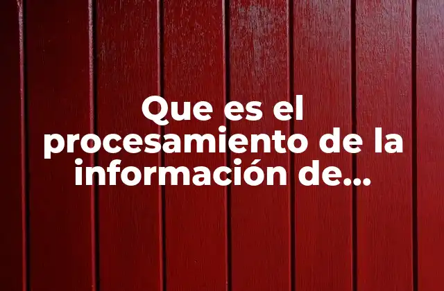 Que es el Procesamiento de la Información de Inteligencia 2 El papel de la tecnología en la gestión de inteligencia