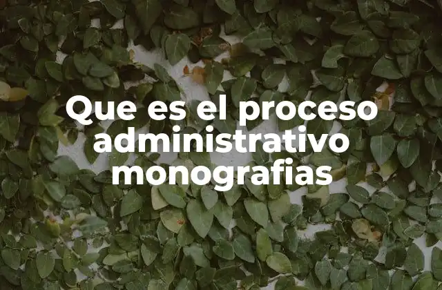 El papel del proceso administrativo en la estructura organizacional