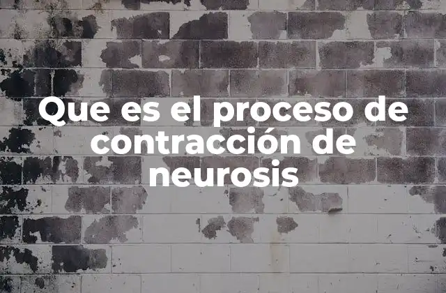 Que es el Proceso de Contracción de Neurosis