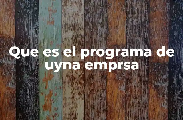 La importancia de tener un programa empresarial bien definido