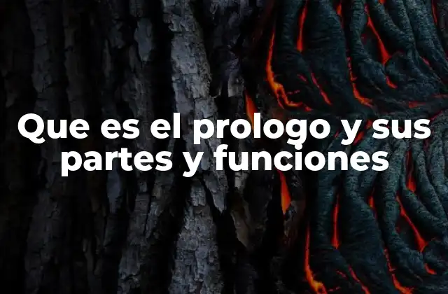 El prólogo como puerta de entrada a una obra literaria