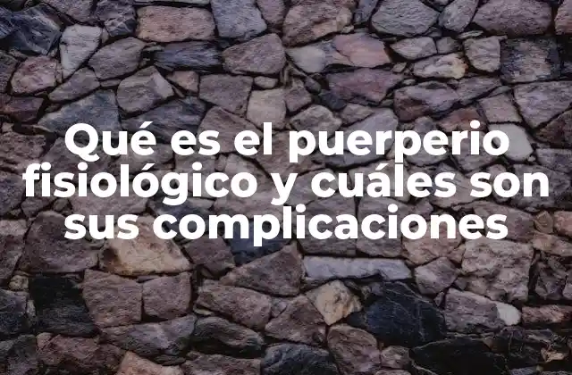 Qué es el Puerperio Fisiológico y Cuáles Son Sus Complicaciones