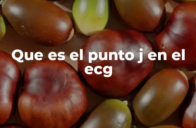 El punto J como referencia en la interpretación electrocardiográfica