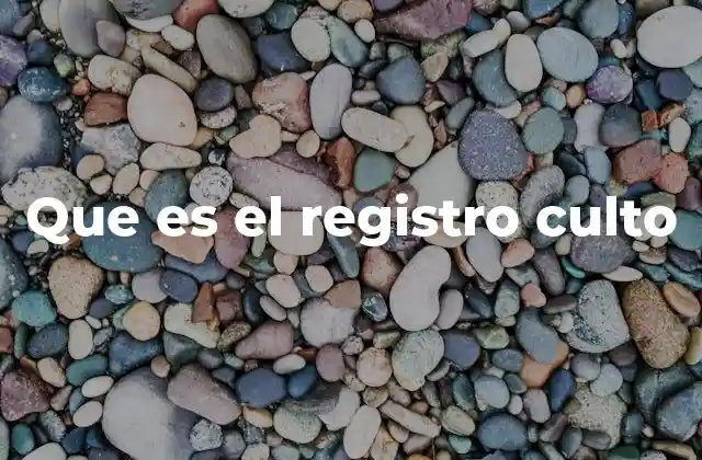 Que es el Registro Culto 2 Características del registro culto en la comunicación formal