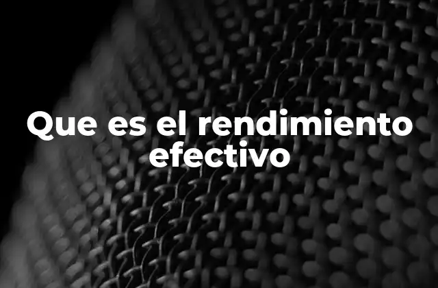 La importancia del rendimiento en el desarrollo organizacional