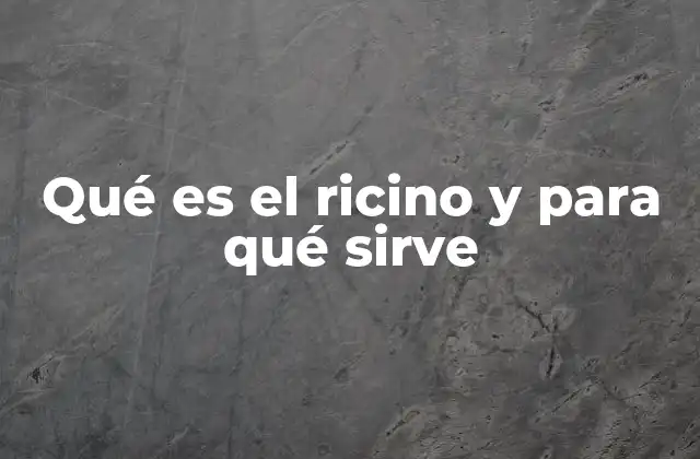 Las múltiples aplicaciones del ricino en salud y belleza