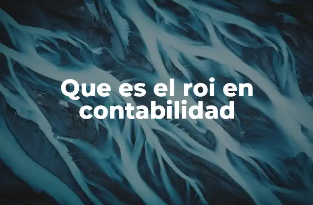 Que es el Roi en Contabilidad 2 Cómo el ROI ayuda a evaluar proyectos en empresas