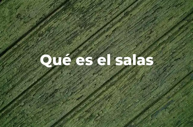 Qué es el Salas