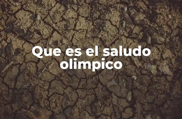 Que es el Saludo Olimpico 2 El significado detrás del gesto
