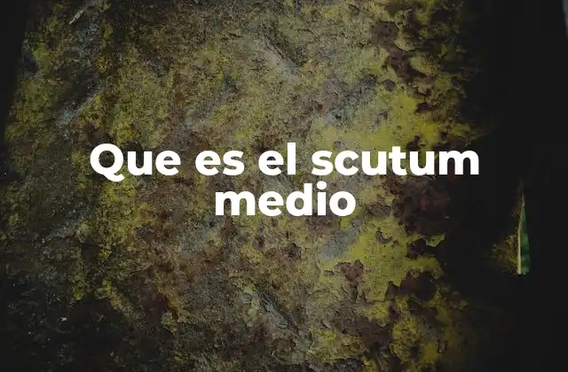 Que es el Scutum Medio