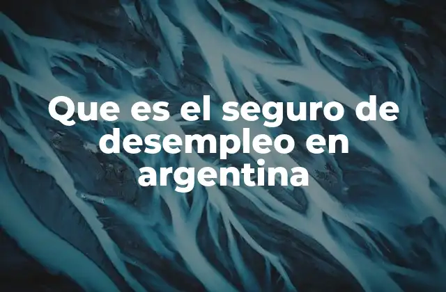 Que es el Seguro de Desempleo en Argentina